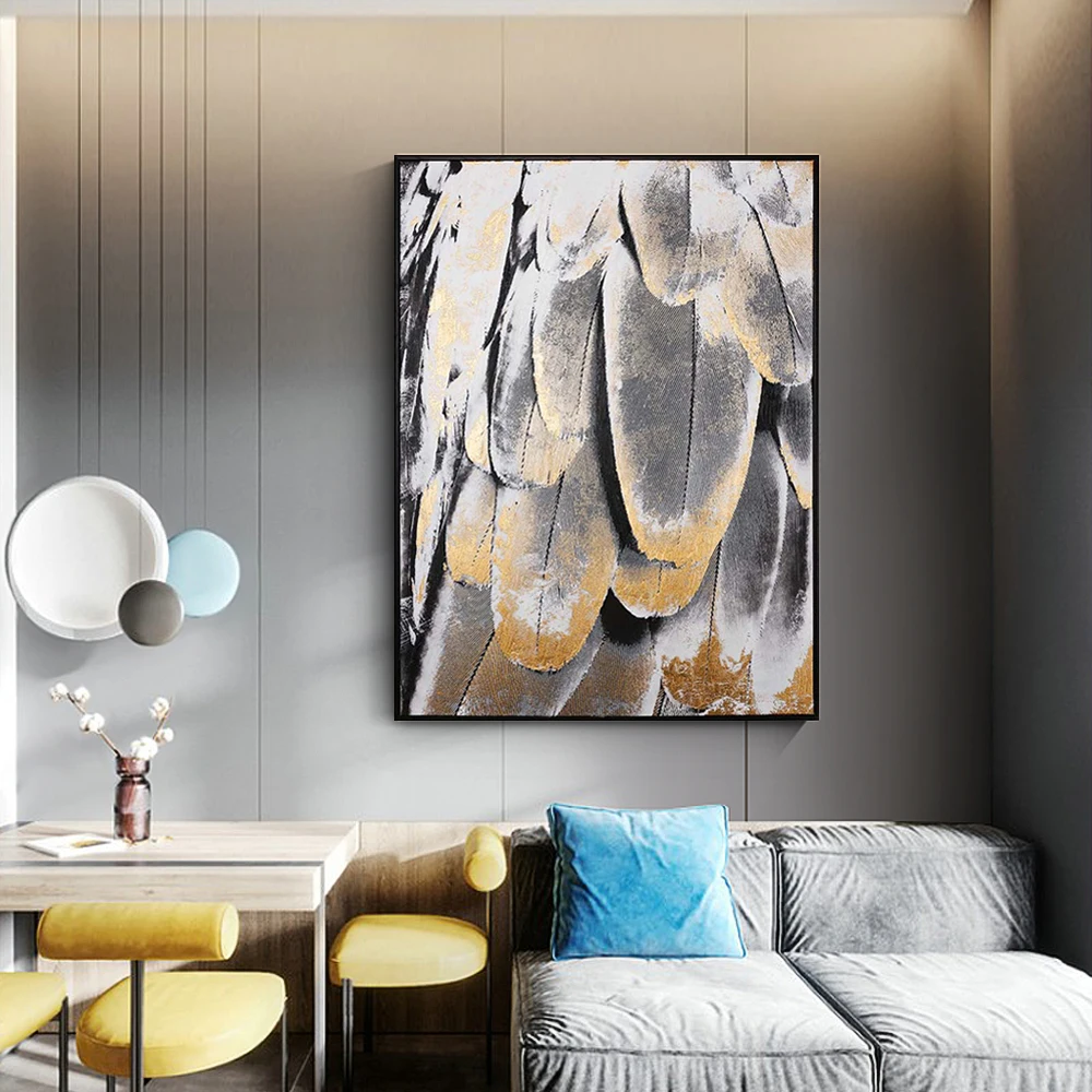 Modern Wall Art Floating Frame For Canvas Nature Painting Wall Pictures Living Room