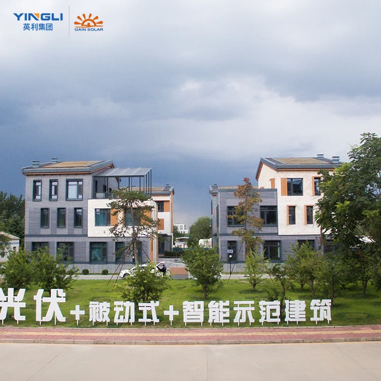 Yinglisolar bipv roof shingles cost solar panels all black solar panels mono on clay tile roof BIPV
