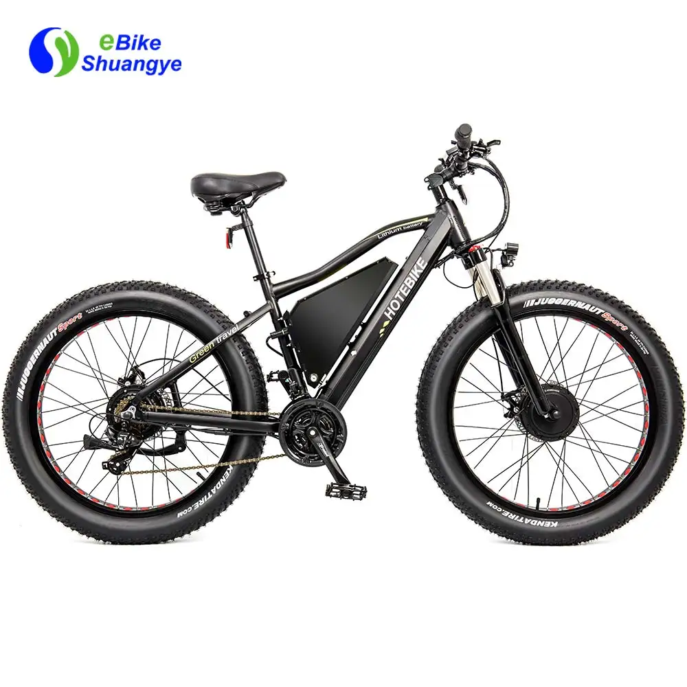 Dual motor dirt bike fat e bike 500w 48v electric bicycle sports bike
