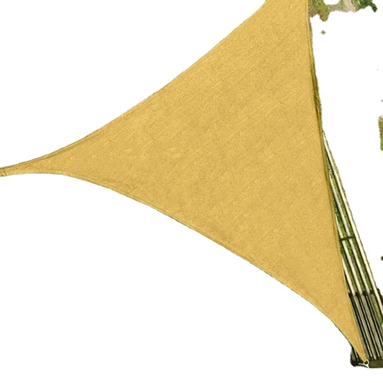 6*6*6m triangle multi-function canopy tent sun shade beach awning uv protection sun sail shade