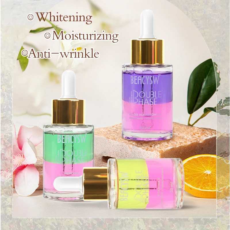 Hyaluronic Acid  Vitamin C Peptide Firming Radiance-Boosting Anti-Oxidant Bi-phasic Serum