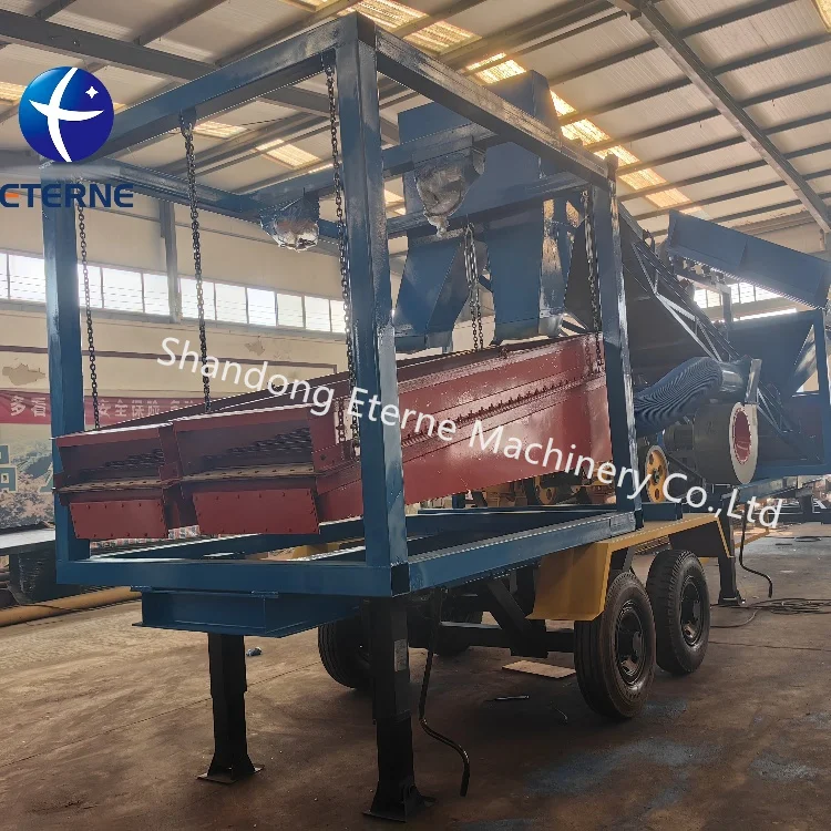 High Capacity Gold Dry Blower Gold Mining Machinery for Waterless Alluvial Gold Mining for Sale