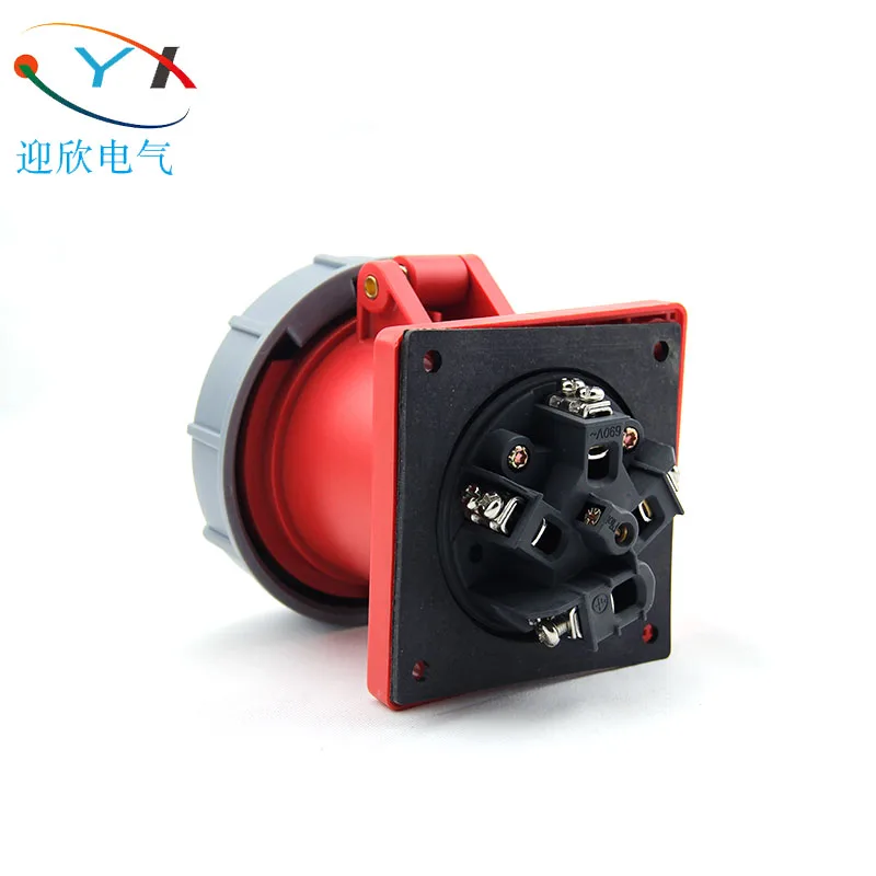 industrial socket 63a 125a waterproof industry plug and female industrial socket