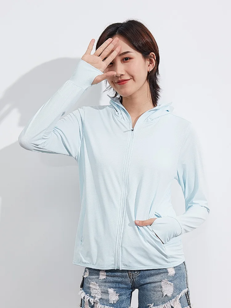 Customized new breathable stretch wear resistant fabric sun protection clothing