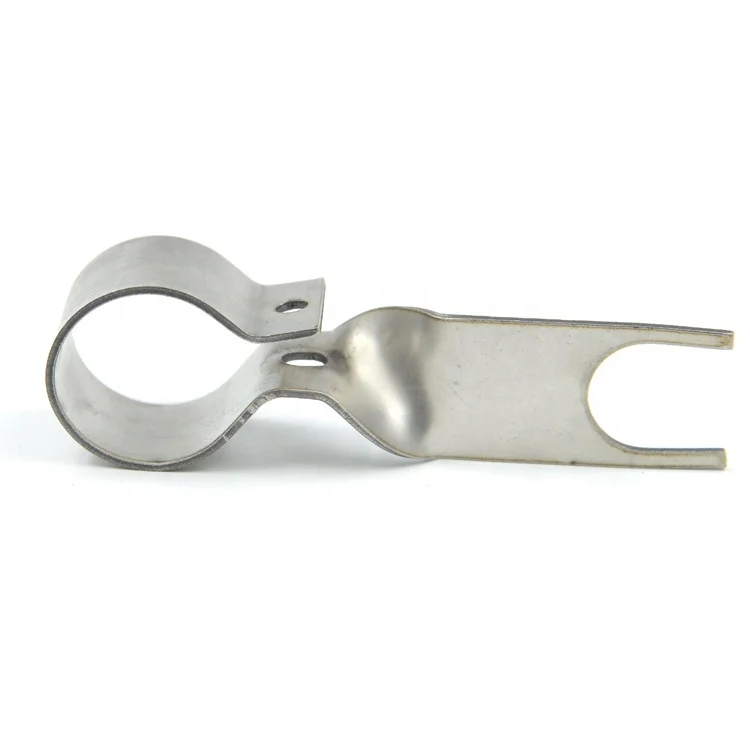 OEM Customized Metal Stamping Parts Stainless Steel Tube Fixing Clamp Pipe Clip
