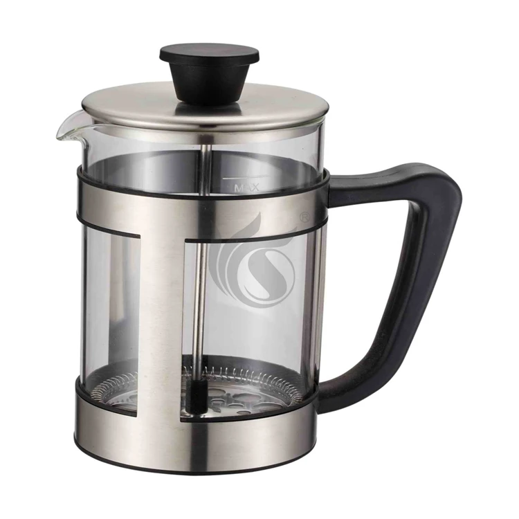 304 Grade Stainless Steel French Press Coffee Maker Glass French Press Coffee Tea Maker