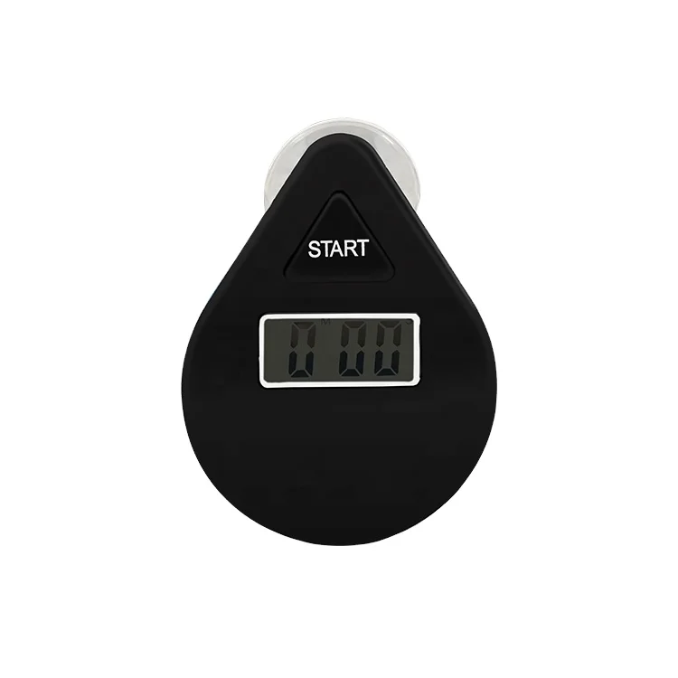 Water proof 5 mins 2 mins countdown shower timer teeth brushing timer waterproof timer with sucker