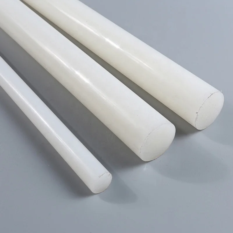 White 100% virgin PVDF rod high strength PVDF bar hard PVDF plastic sheet manufacturer