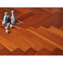 Бирманский Тиковый паркет в елочку, Тиковый паркет, твердый Тиковый паркет