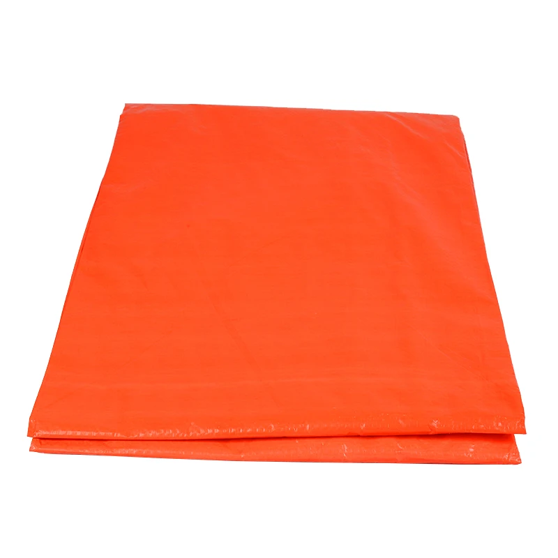 Cheap Pe Tarpaulin Orange Color Insulation Poly Tarp