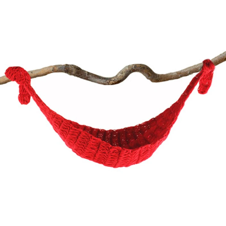 High Quality Newborn baby Photography Props handmade knit neck hammock