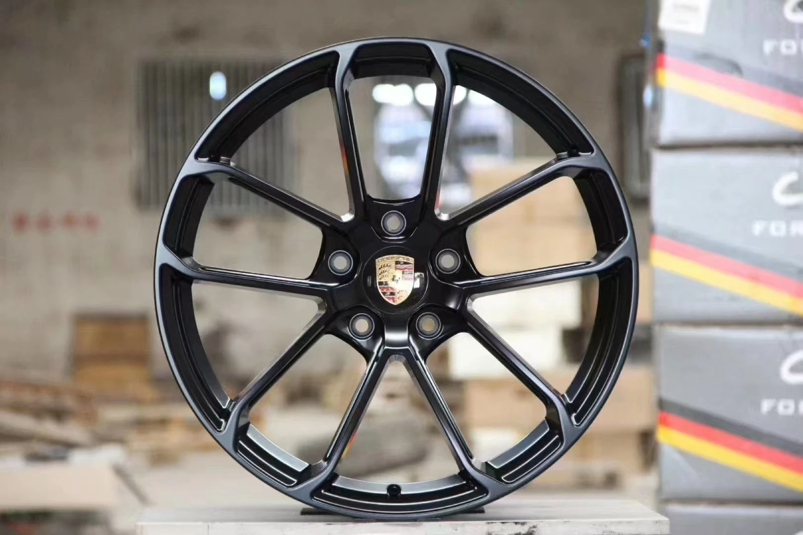 passenger racing car wheels te37 other auto parts work casting alloy black 18 inch 9J 10J rims wheels car rims 5x114.3 wheels