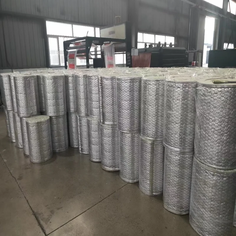 60kg/m3 Fireproof 80kg/m3Rock Wool Blanket Wire Mesh 100kg/m3Thermal Insulation Material High Heat Insulation Blanket