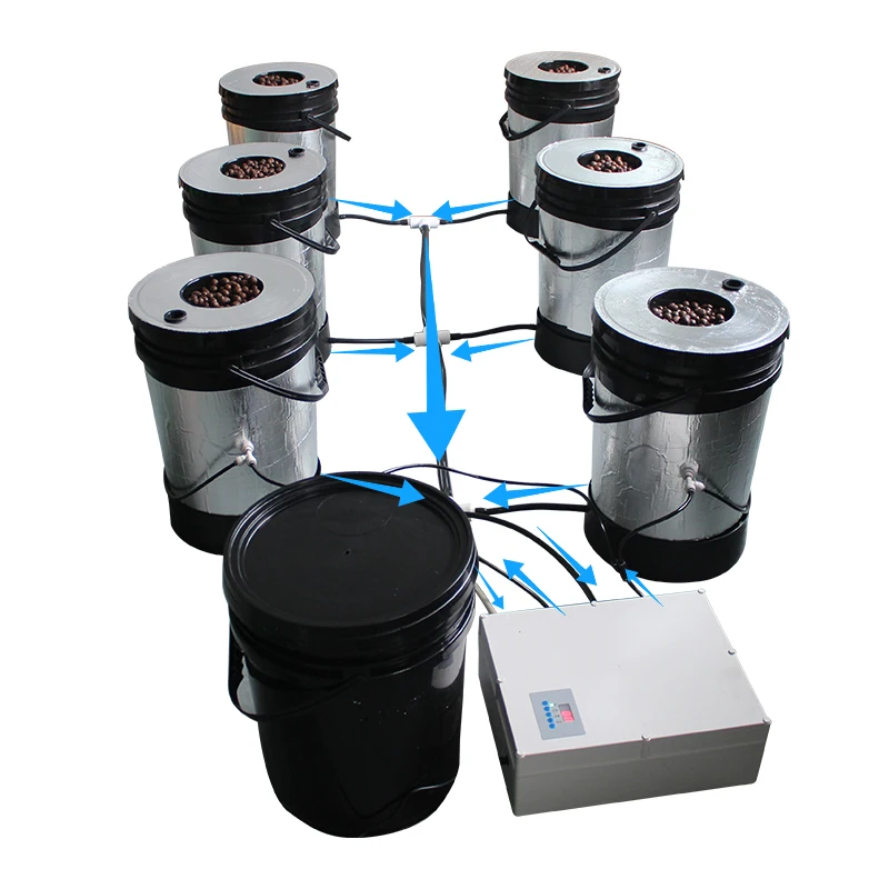 6 расти ведро рециркулируя aeroponics система с настраиваемым потоком воздуха клон kayfun гидропоники растущей системы; Принимаем индивидуальные