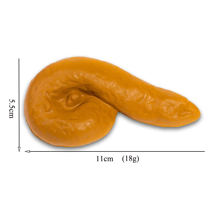 Factory Sale Novelty Customized PU Anti Stress Balls Simulation POOP PU Stress Toy Factory Anti Stress Shit Toys
