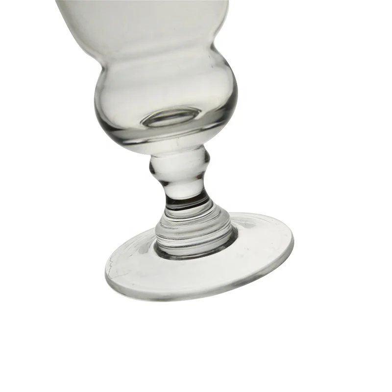 Unique design clear absinthe glass decorative stemmed glass