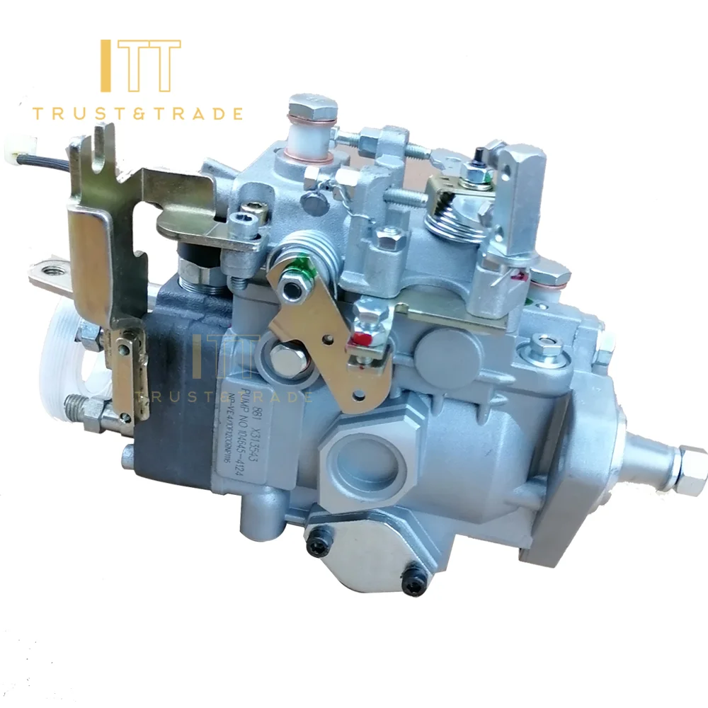 104645-4124 104745-4124 NP-VE4/10F1200RNP1116 1670040K07 VE Series Auto Parts Fuel Injection Pump Assembly For NISSAN TD27