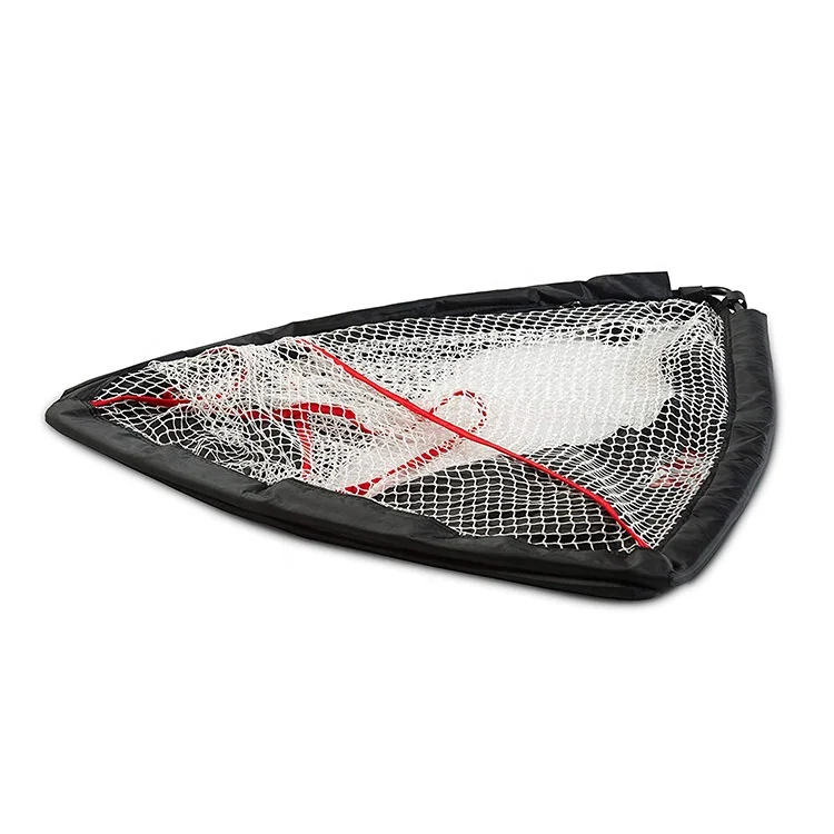 Portable Foldable 4FT Mini Hockey Goal Training High Quality Steel Tube Ice Hockey Goal Lacrosse Goals Knock Down With Net