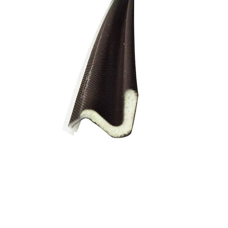 self adhesive backed V shape pu foam weather strip door gasket