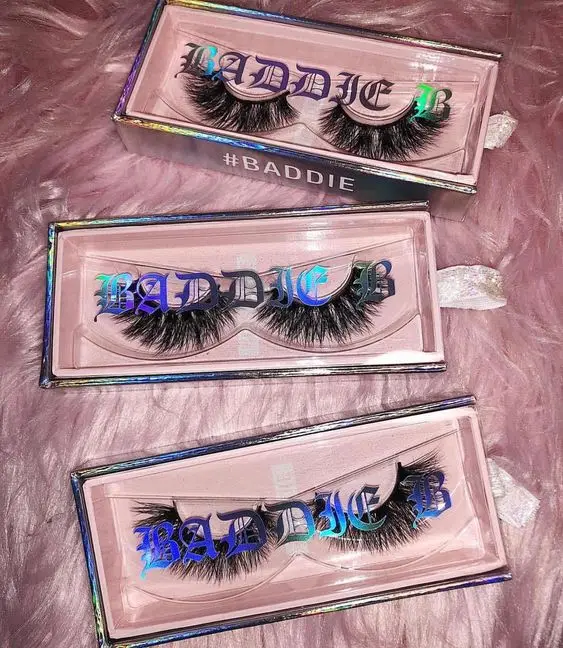 
Wholesale large size eyelash package Natural magnetic lashes vendor 5D 25Mm Mink Eyelashes packaging big box 