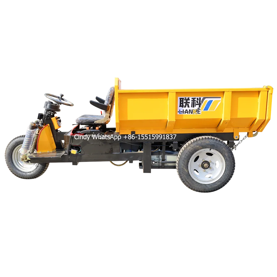 LK200 widely used in mining electric mini loader max load 2500kg electric tipper truck hydraulic mini dumper