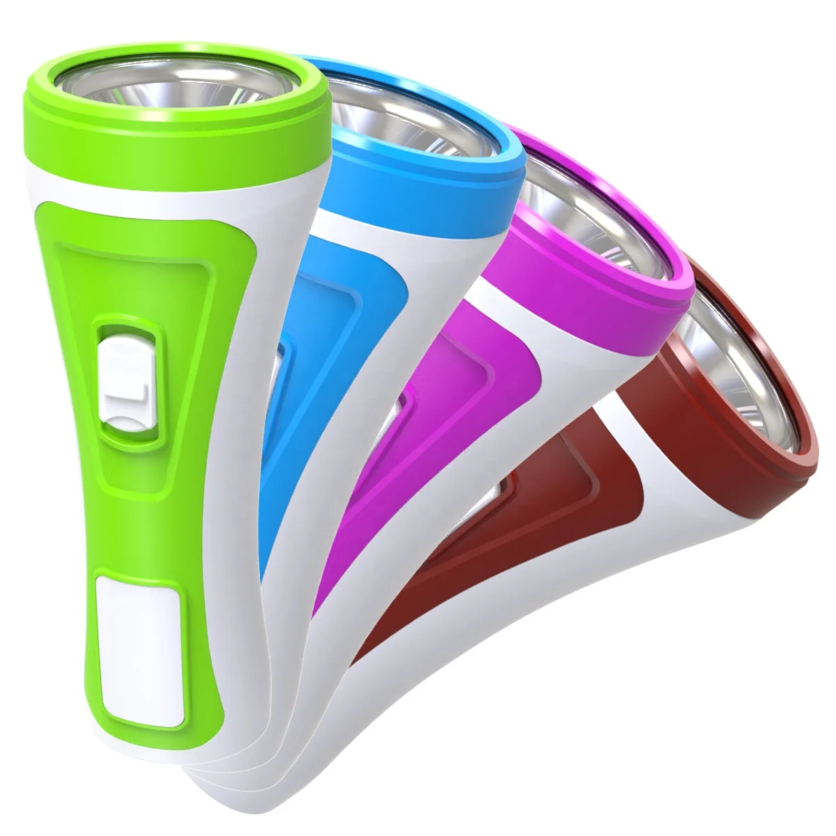 Высокомощный ручной фонарик, фонарик с мощным светом и перезаряжаемой батареей, два файла, новый фонарик