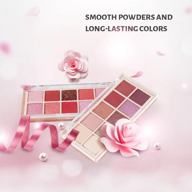 Стойкие водостойкие пигментированные блестящие тени для век Палетка Beauty Glazed