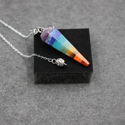 Hot Sale Natural Gemstone Wand Chakra Wand Healing Crystal Pendulum