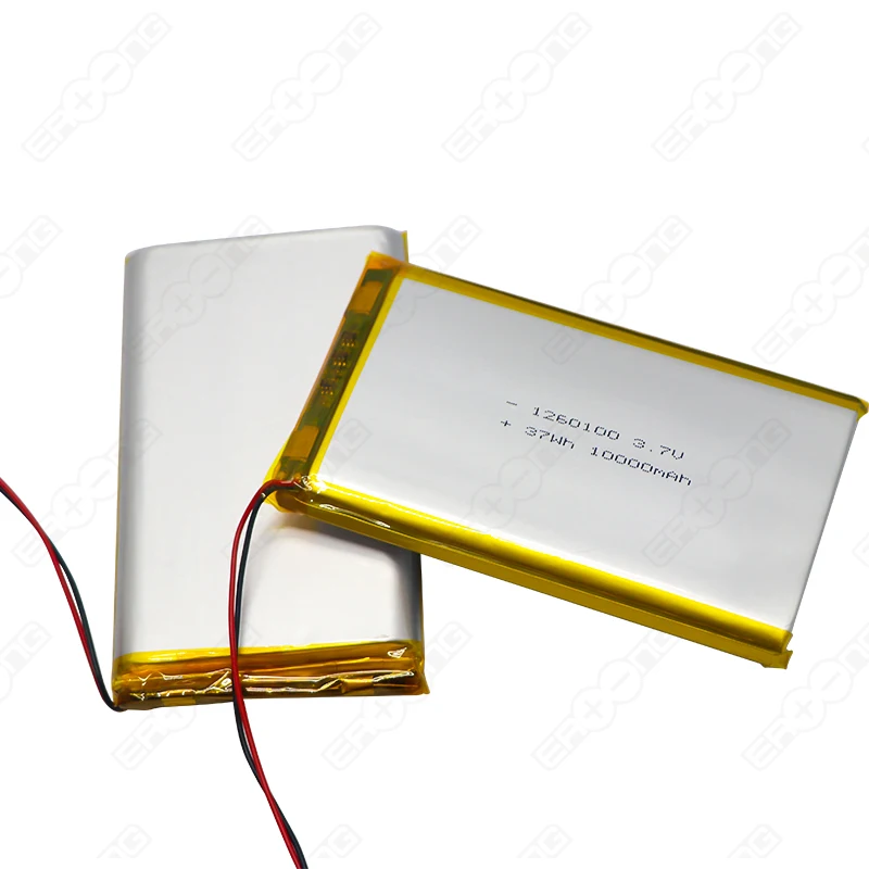 Customized  Li Polymer Batteries  3.7 V Lithium Battery 3.7v 10ah Lithium Power Lithium Battery Pack