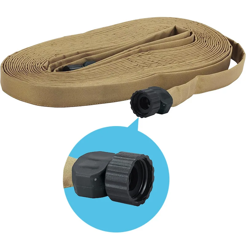 DD2838  Webbing Water Saving Underground Landscaping Drip Porous Tubing for Garden Beds Irrigation Pipe Flat Soaker Hose