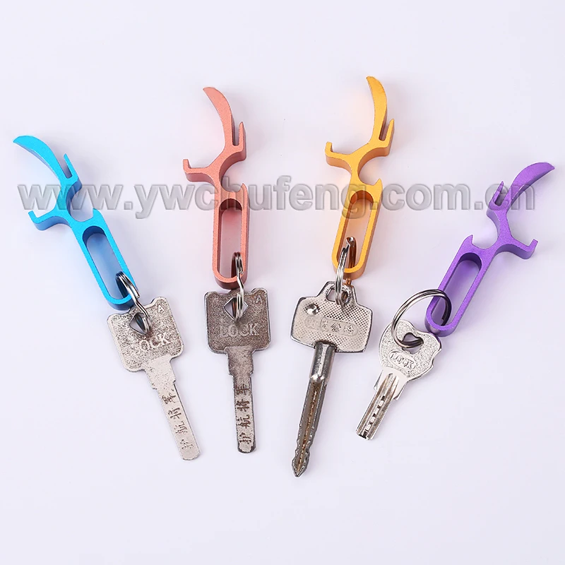 Aluminium Alloy Drop shipping available Bottle Metal Opener 4 in 1 Key Chain Shot gun Tools Opener Can Tab Opener