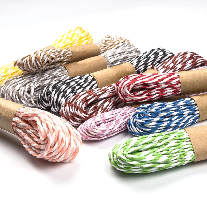 
 Оптовая продажа натуральный с перекрестными шнурками из волокна «раффия» из бумажной ленты 10 видов цветов  