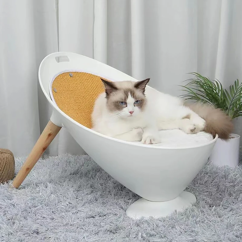 Multi Function Cat Chair Ramp Elevated Dog Pet Beds Soft Cat Bed Nest For Cats