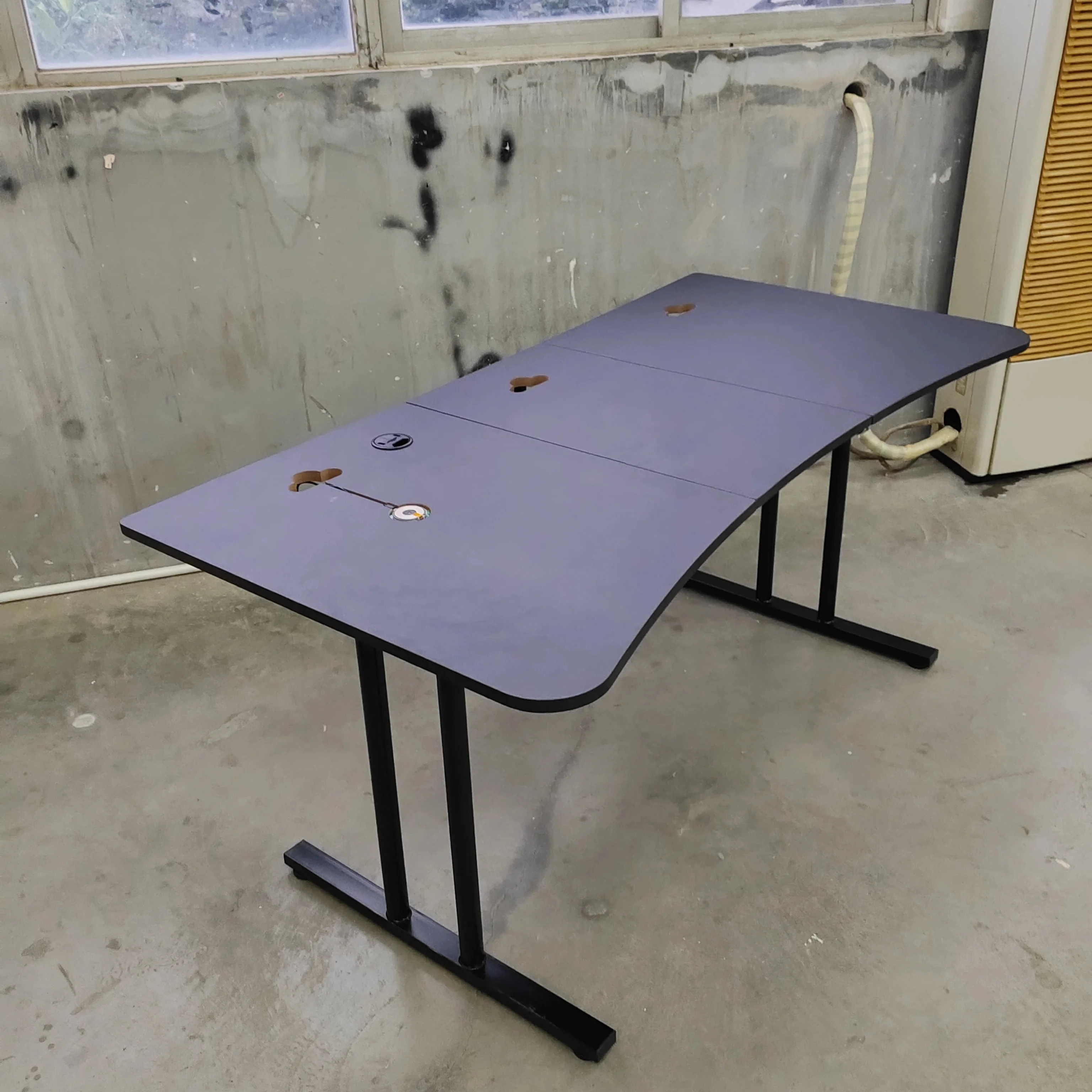 Металлический каркас компьютерный стол/игровой стол/компьютерный стол, с металлической рамкой и беспроводной зарядкой USB