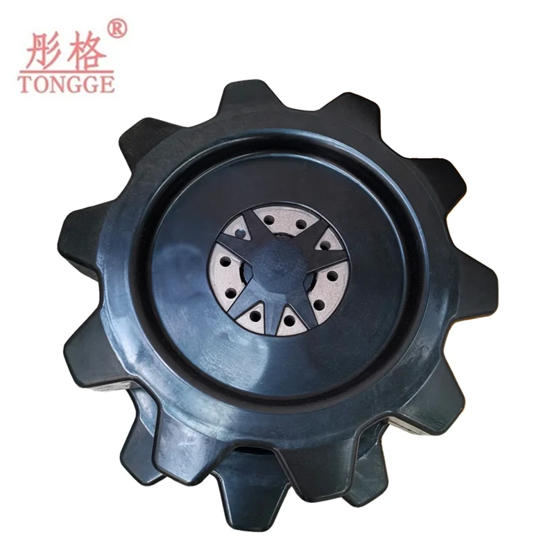 Mining  Equipment Spare Parts Rubber Driving Wheel Polyurethane Roller Urethane Roller PU Roller For