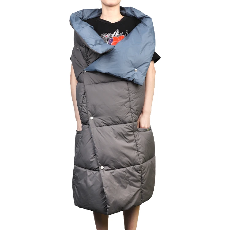 Vinmori Portable 5V 7.4V 12V USB Rechargeable Wearable Heated Blanket For Home Office Use