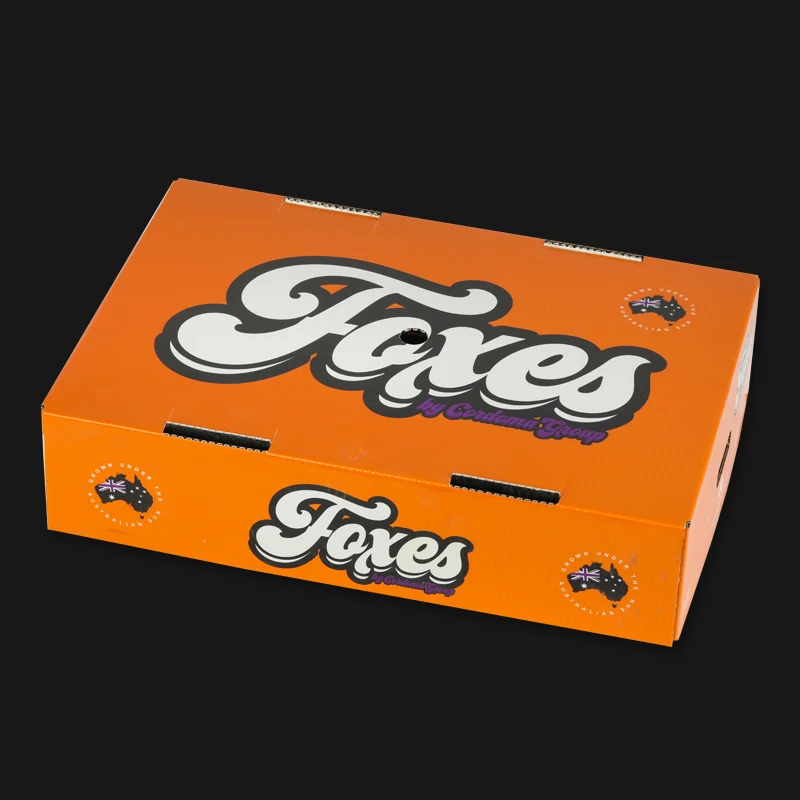 PE Box Low Price Customized Anti-static PE Plastic Storage Box  Wax coated cardboard box for fruit and vegetable packaging