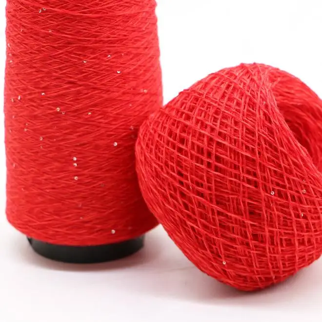 Xinglin Factory Wholesale 26NM Bead Arctic Velvet 40%Viscose17%Nylon 43%Polyester Fancy Yarn  for A/W Sweaters Knitting
