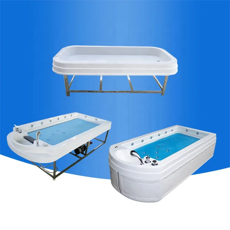 spa equipment body water massage shower bed in salt bath for health