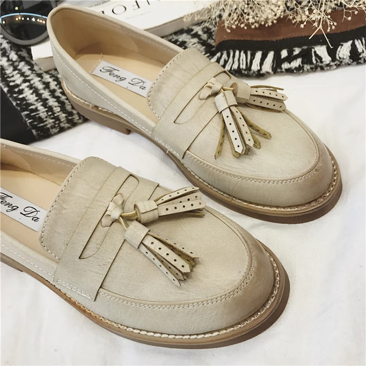 Soft Sole Women Flats Genuine Leather Slip on Nurse Mama Ladies Soft Moccasins Single Shoes Female Casual Shoes