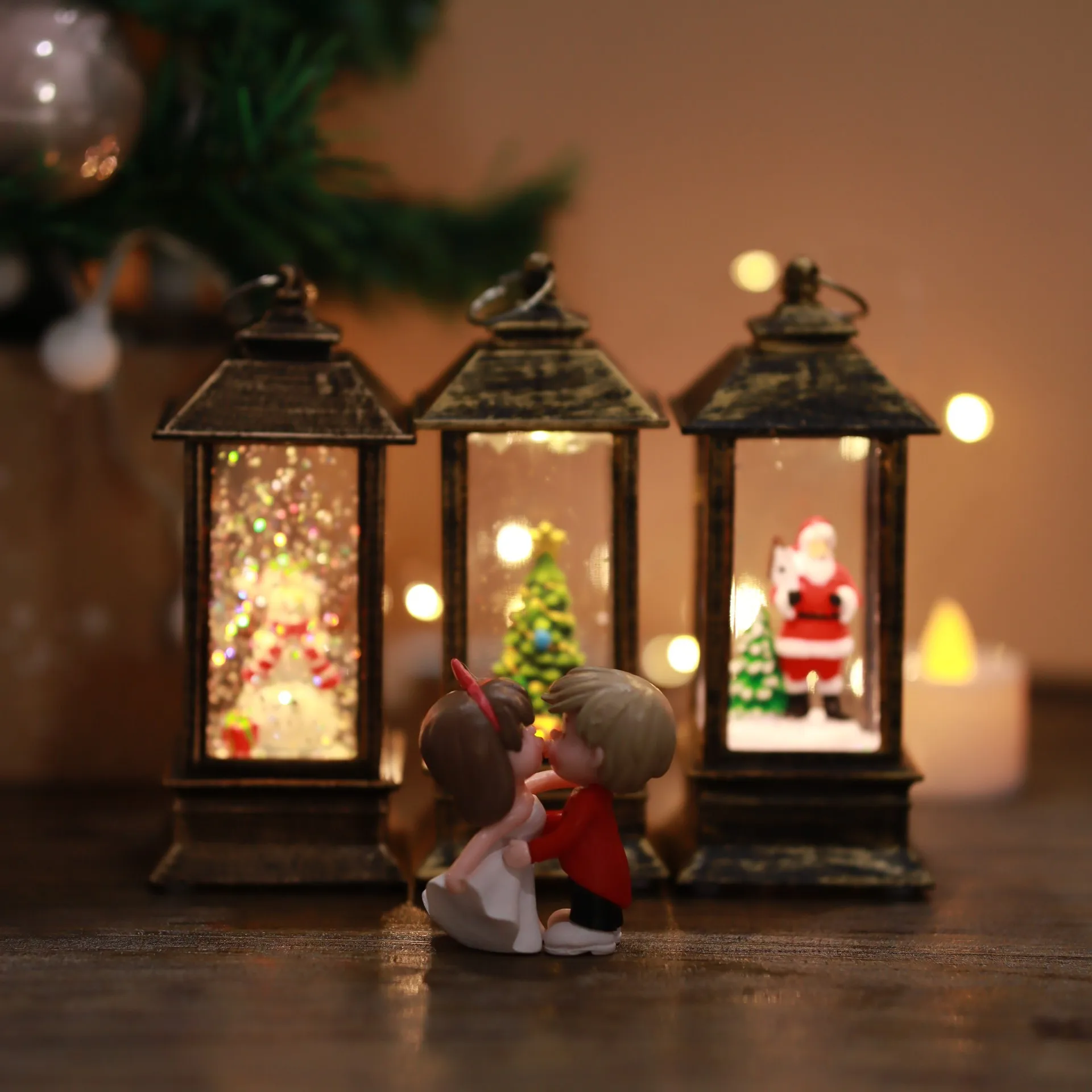 Christmas outdoor decoration Santa Claus Snowman Light Merry Christmas Decor for Home Christmas Ornaments Tree Xmas Gift