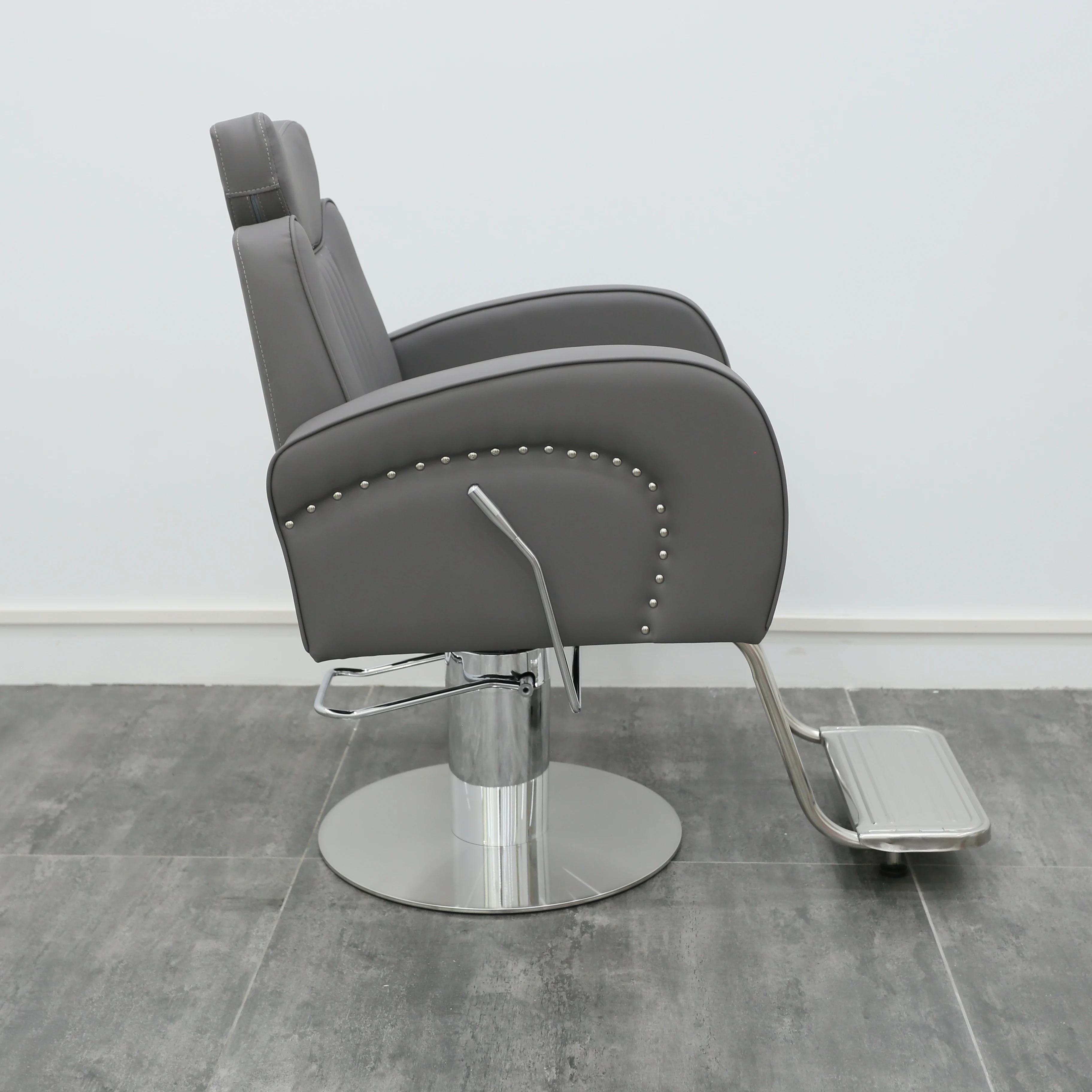 Wholesale Automatic Barber Chair Hairdresser Hair Styling Beauty Salon Furniture Barber Chairs Kingston Pump For Barbershop