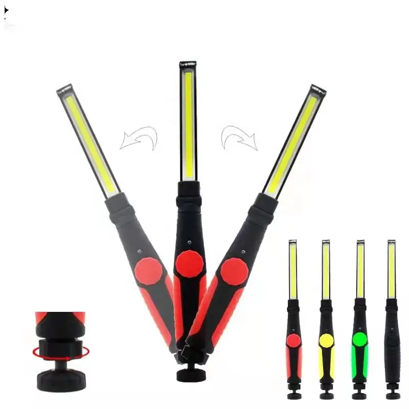 Portable Outdoor Magnetic Working Inspection Lamp Ultra Bright Cob Rechargeable lanterna Flashlight led flood work light