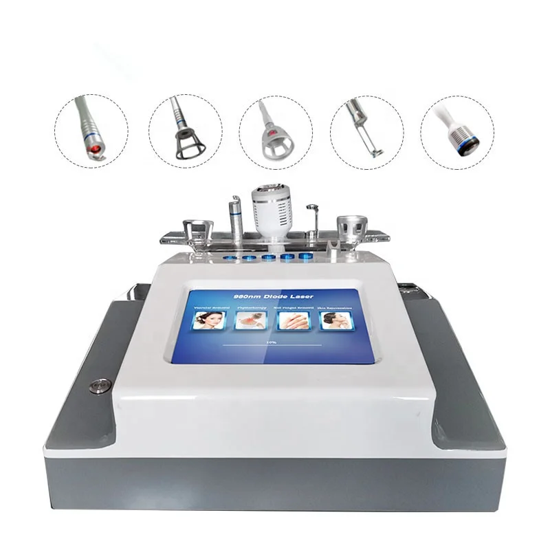 5 in 1 diode laser 980nm cold therapy liposucion nails fungus portable varicose veins salon machine vascular laser 980 nm