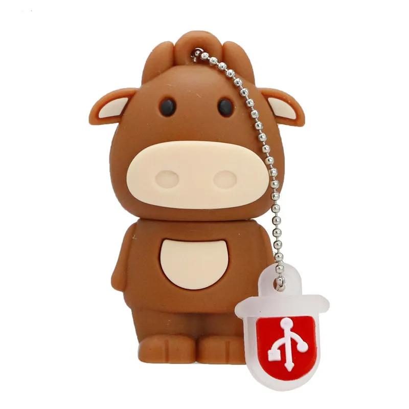 Cute Chinese Zodiac Usb Flash Drive 4GB 8GB Memoria Usb 16GB Pendrive 32GB Cute Animal Pig Monkey Pen Drive 128GB Flash Disk