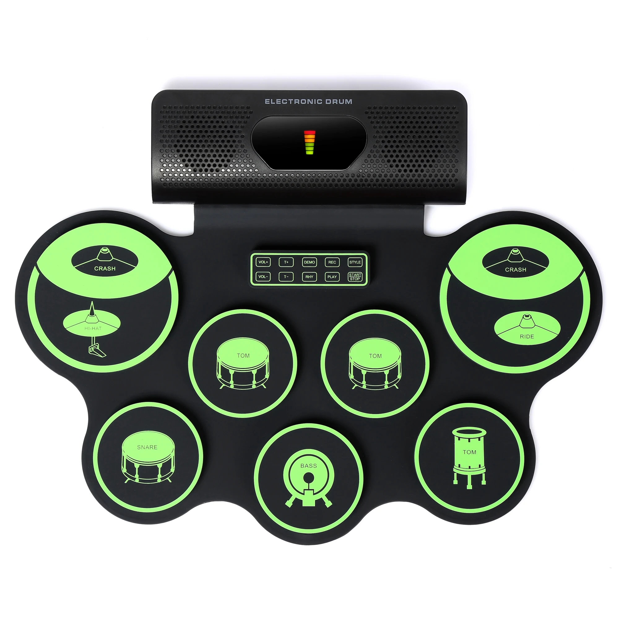 Promotion Price Electric Drum Set Connecting Mp3/smartphone/ Tablet Portable Electronic Drums