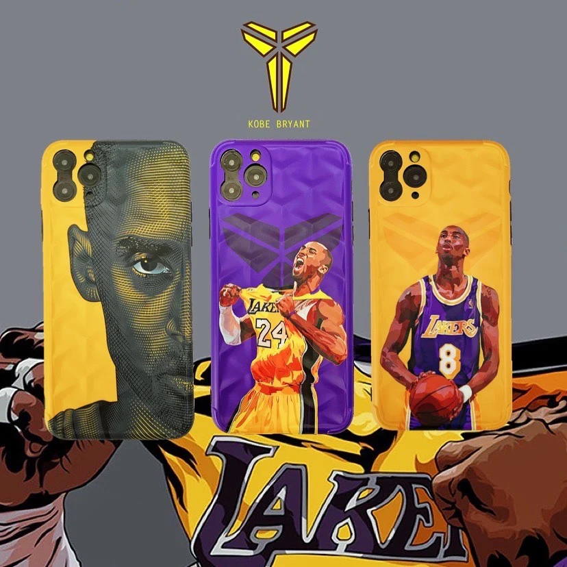 
Basketball Suit 24 Lucky Number Cases For iPhone 12 11 Pro MAX 7 8 Plus XR X XS Black Soft IMD phone case 