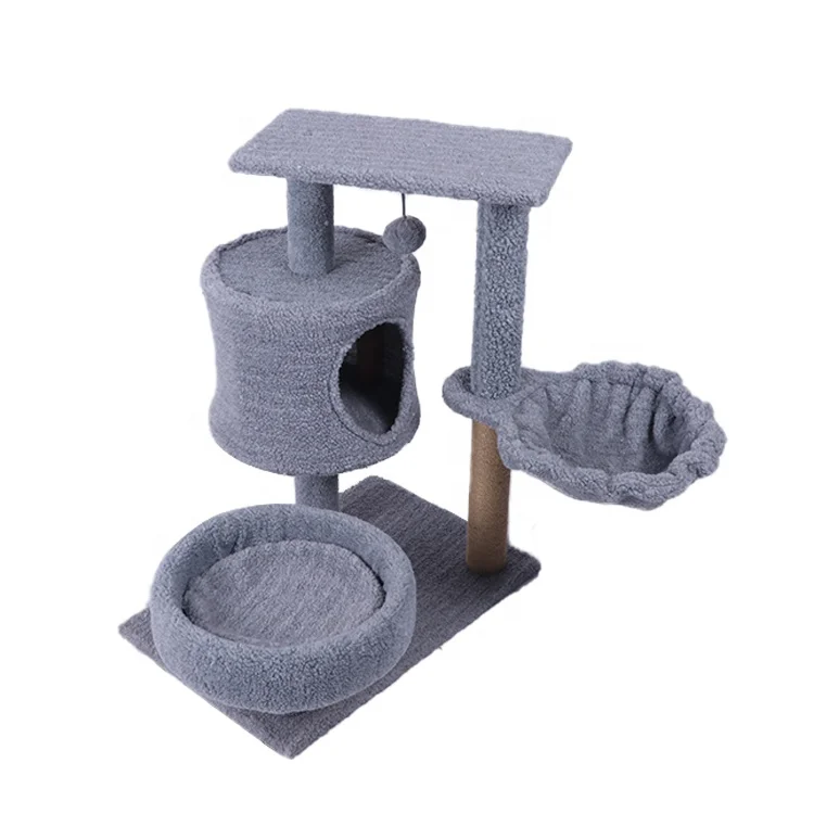
High quality happy cat wheel with post tree house 