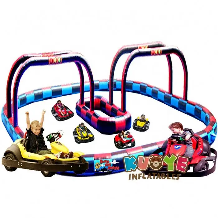 Go Karts Inflatable Race Track for Schools, Carnivals, Events, Churchs, Corporate events