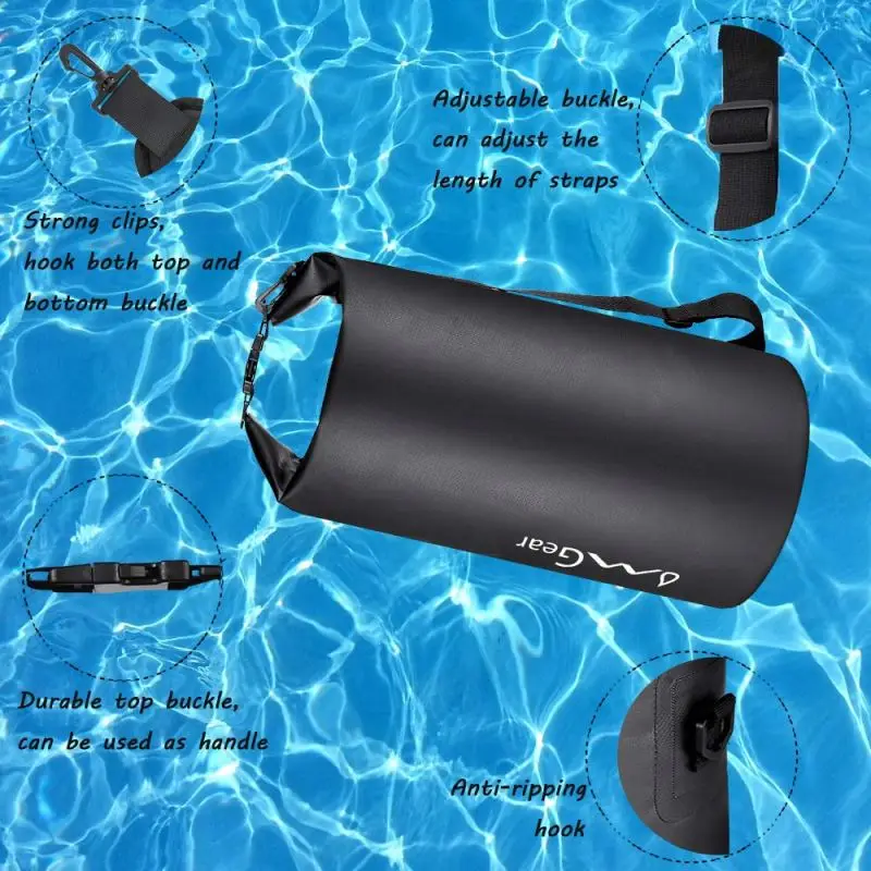 Customizable Outdoor Ocean Pack Pool Ladder and Step Weight PVC Waterproof Dry Bag with Heavy Duty Nylon Storage Dry sack